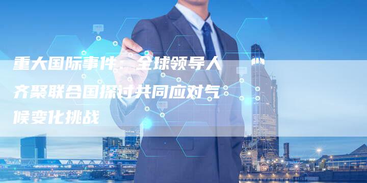 重大国际事件：全球领导人齐聚联合国探讨共同应对气候变化挑战
