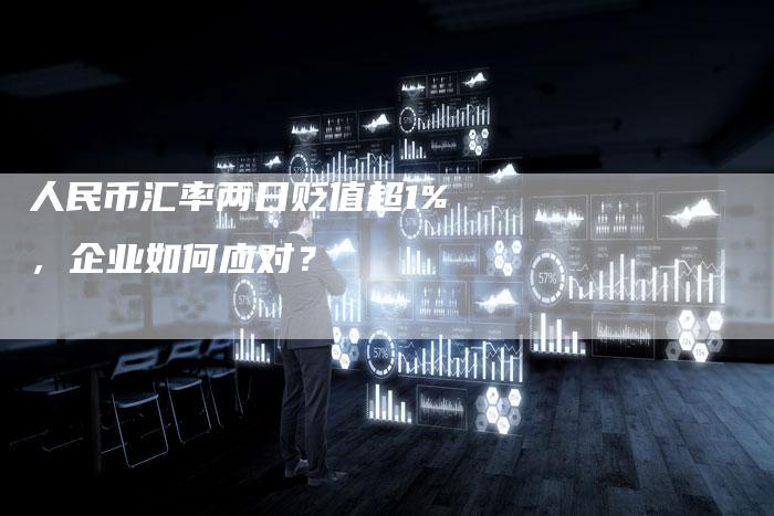 人民币汇率两日贬值超1%，企业如何应对？