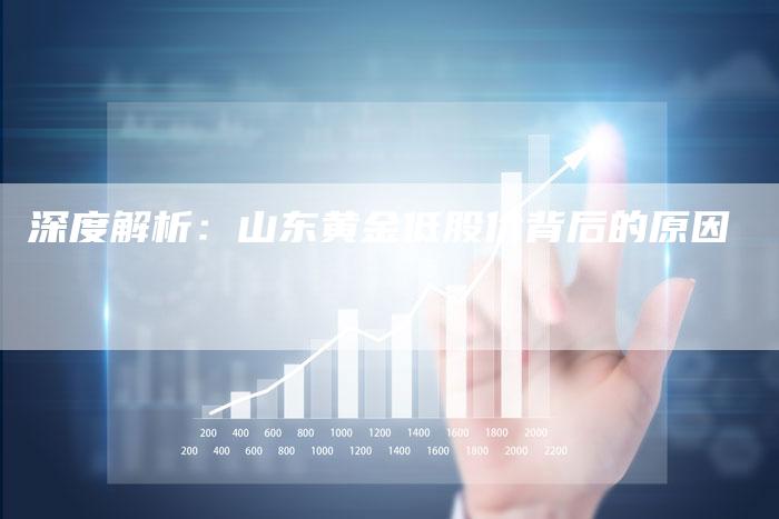 深度解析：山东黄金低股价背后的原因