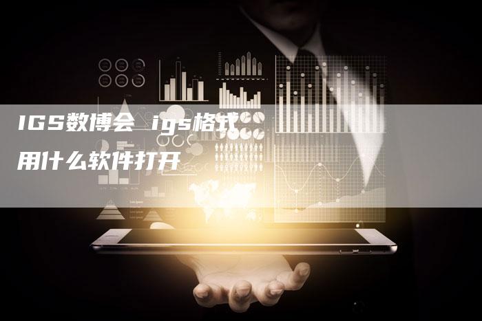 IGS数博会 igs格式用什么软件打开