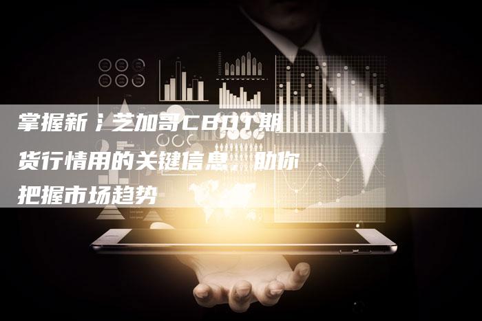 掌握新氵芝加哥CBOT期货行情用的关键信息，助你把握市场趋势
