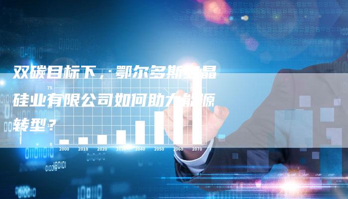 双碳目标下，鄂尔多斯多晶硅业有限公司如何助力能源转型？