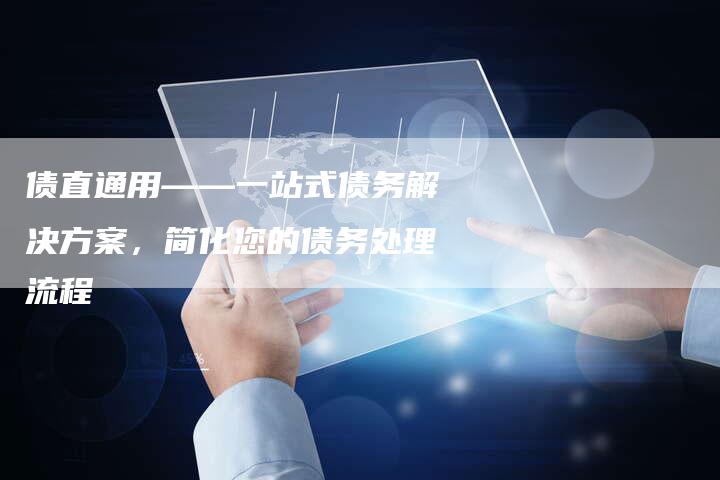 债直通用——一站式债务解决方案，简化您的债务处理流程