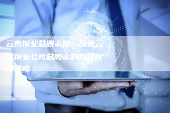 云南铜业总股本用：探索云南铜业公司总股本的有效利用策略