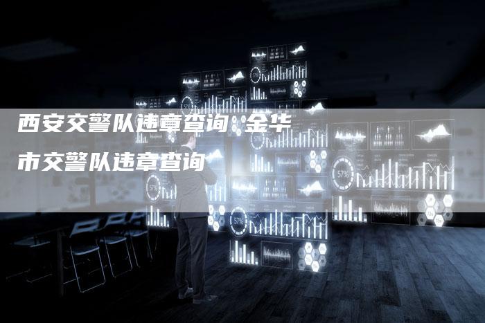 西安交警队违章查询 金华市交警队违章查询