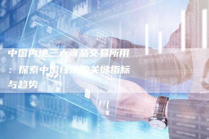 中国内地三大商品交易所用：探索中国经济的关键指标与趋势